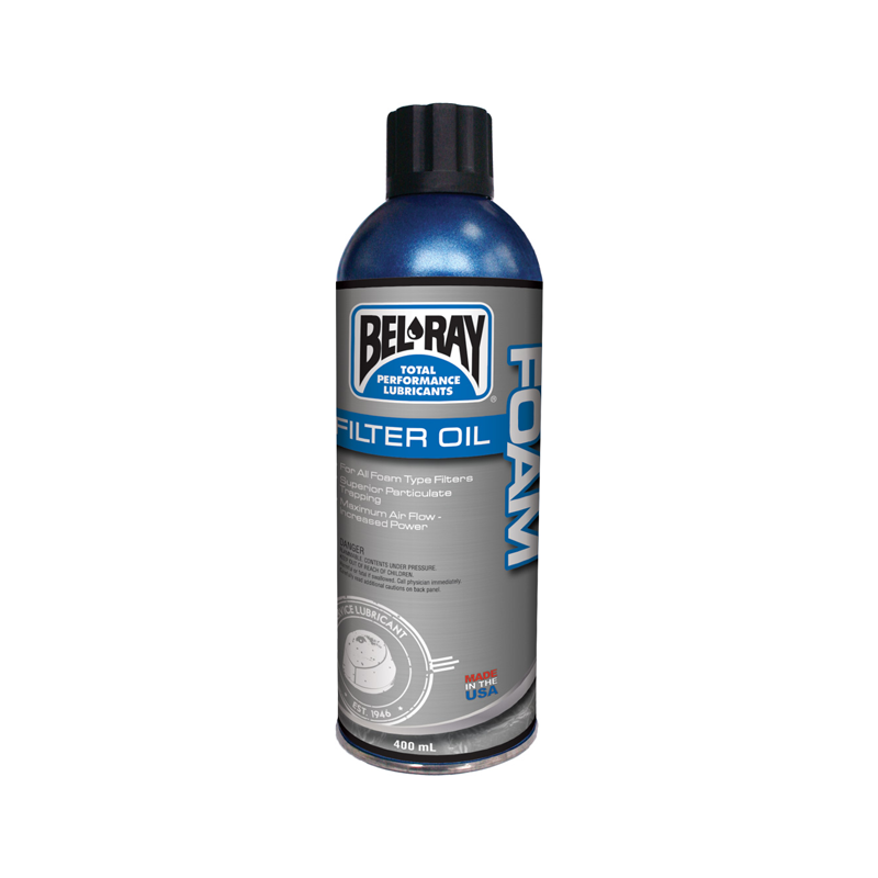 BEL-RAY FOAM FILTER OIL SPRAY 400ml