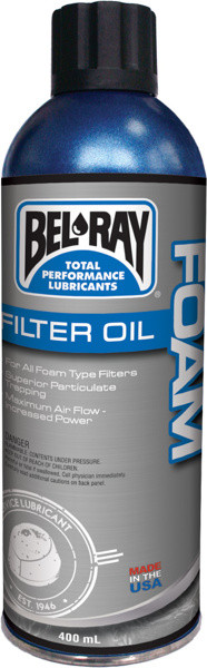 BEL-RAY FOAM FILTER OIL SPRAY 400ml — bild 3