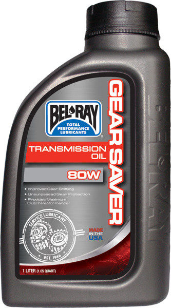 BEL-RAY GEAR SAVER TRANS OIL 80W 1L — bild 2