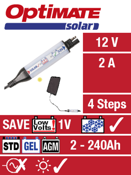 OPTIMATE SOLAR with 6w PANEL
