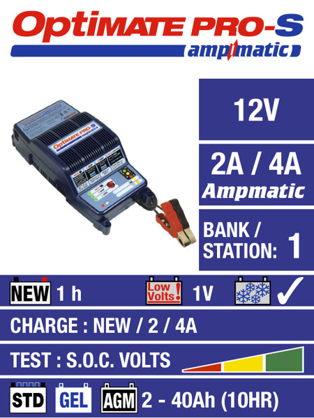 Optimate Pro-S Vde Batteriladdare, bild 2