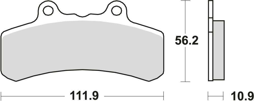 BROMSBELÄGG LMP258ST
