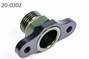 FPR ADAPTER, 8AN ORB, 16MM BORE, Evolution 8/9 4G63, bild 3