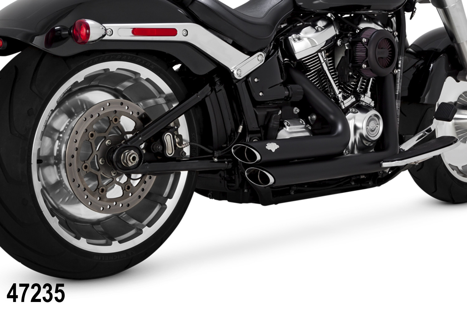 Vance & Hines 2-2 SHORTSHOT STAGG BLK BREAKOU 18-, bild 2