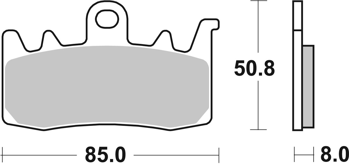 Bromsbelägg Lmp500sf