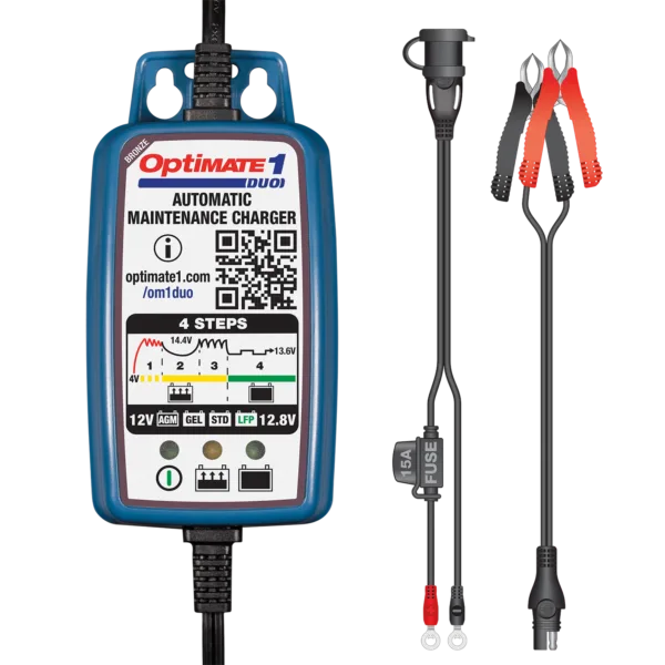 Optimate 1 Duo Batteriladdare " ", bild 3