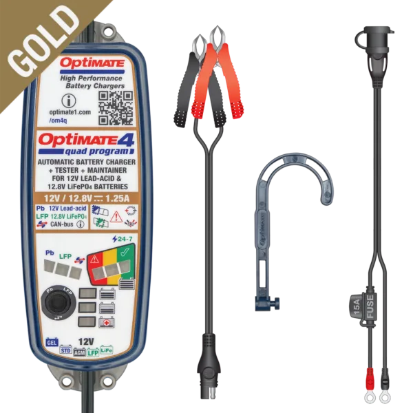 Optimate 4 Quad Program Batteriladdare 12 V, bild 4