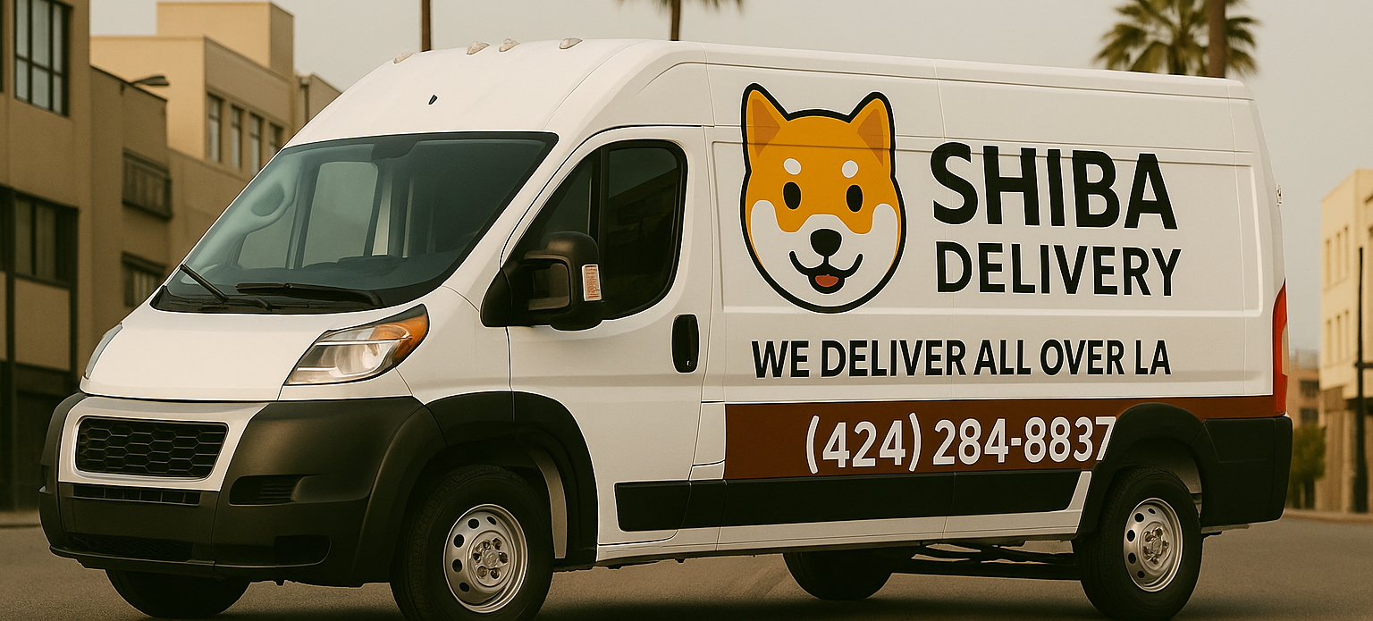 Shiba Delivery Van in Los Angeles