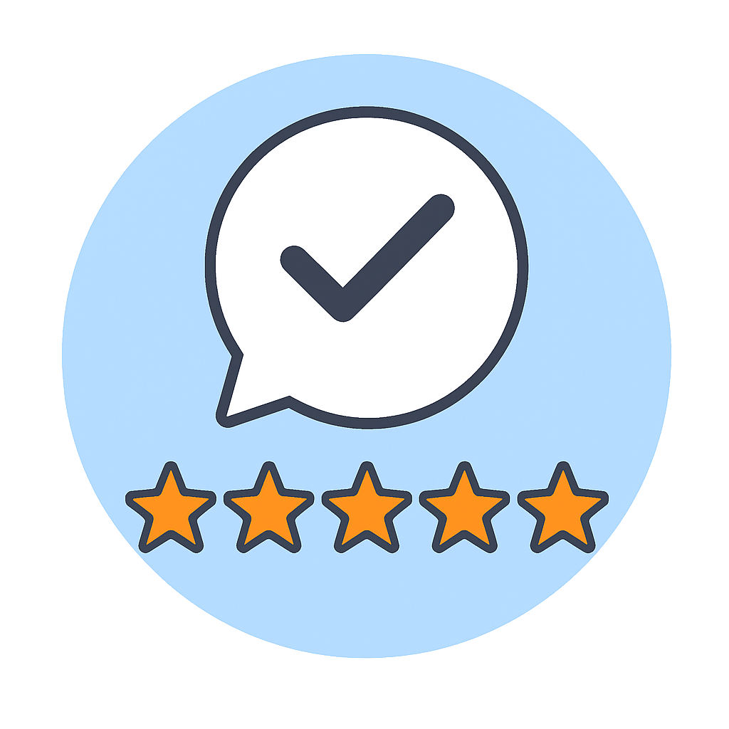 Leave a review icon