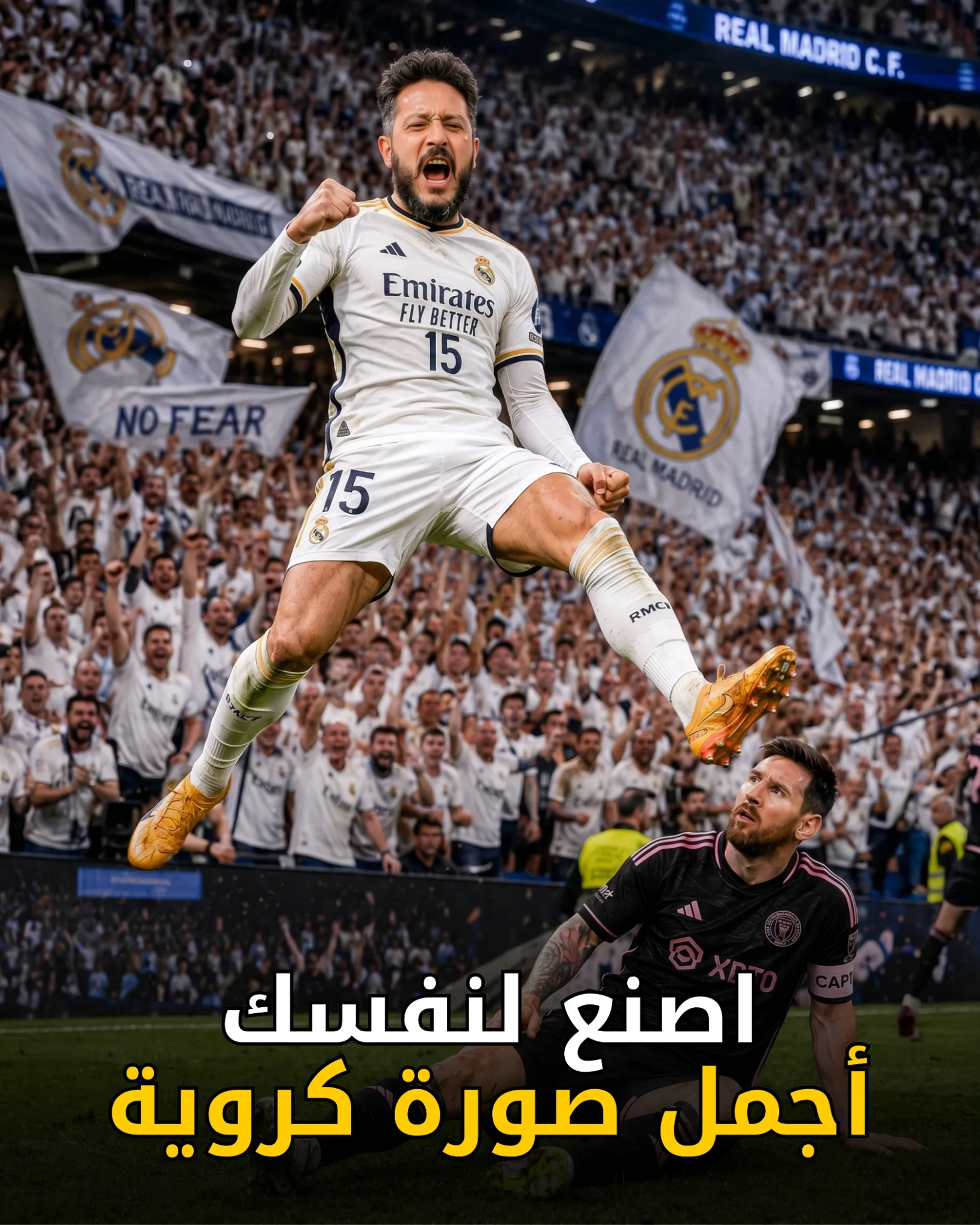 اصنع لنفسك أجمل صورة كروية