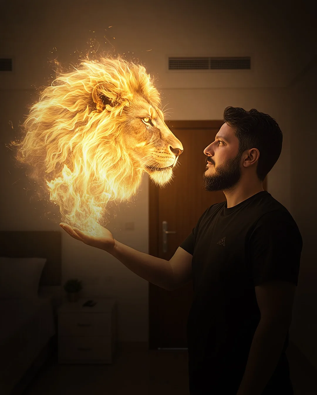 الأشكال النارية المتوهجة