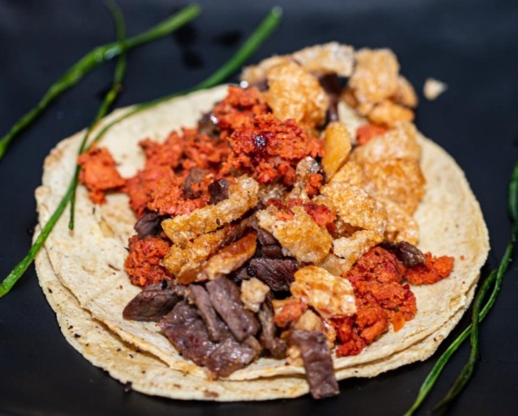 Tacos de pechuga y campechanos
