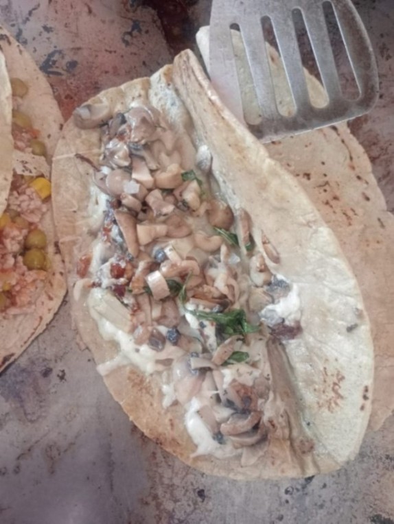 Quesadilla de hongos