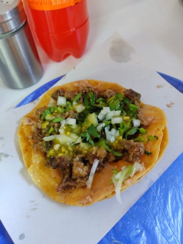 Tacos o tostadas de tripa o suadero