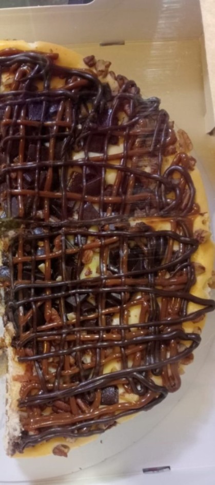 Rebanada pastel tortuga