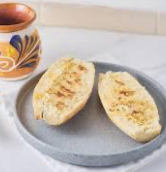 Pan pobre (mantequilla y azúcar)