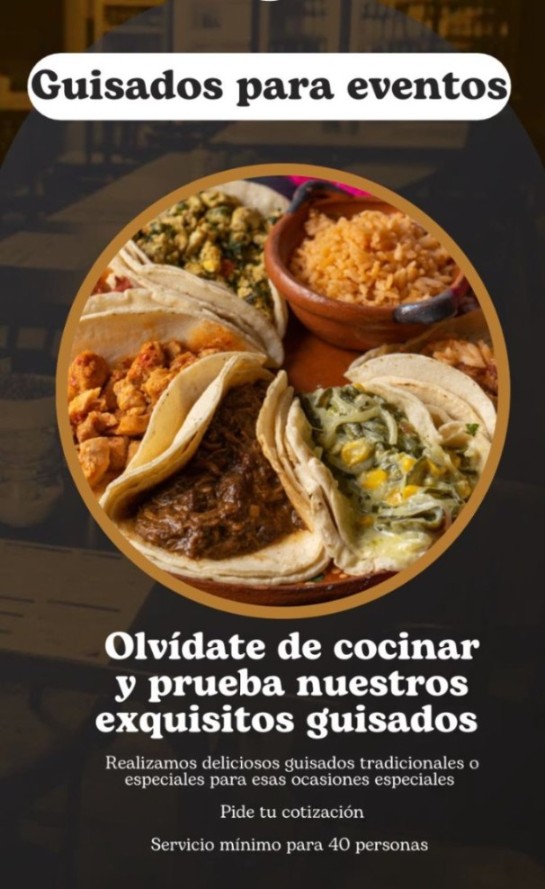 Guisados para eventos
