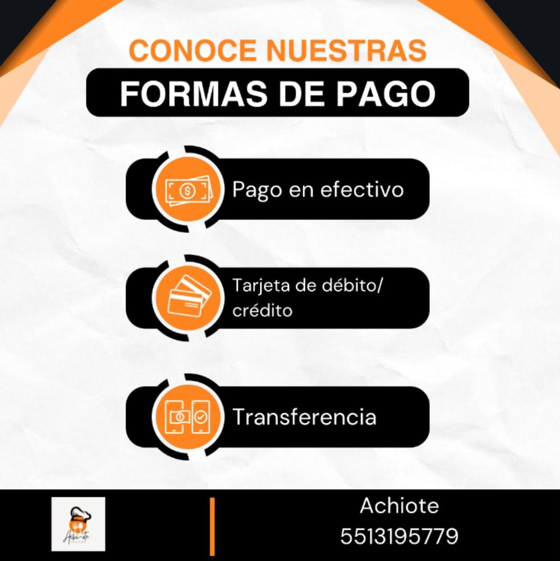 Formas de pago
