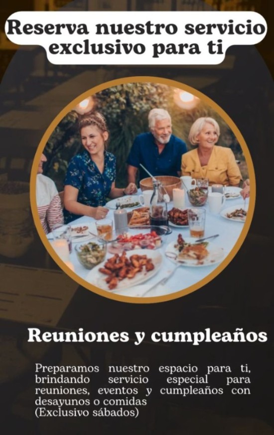 Reuniones y cumpleaños en achiote