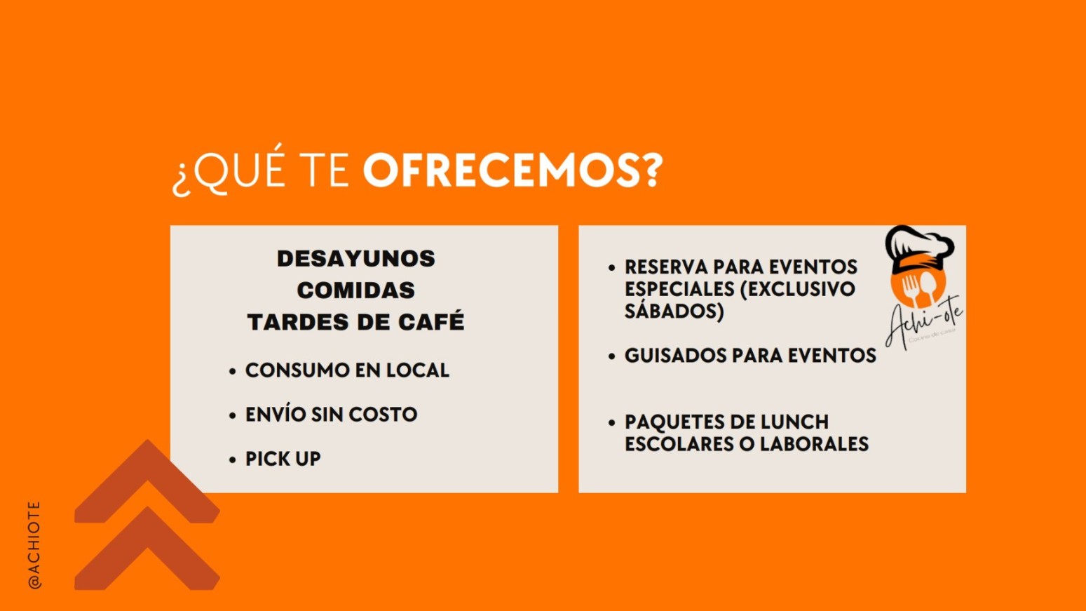 ¿qué te ofrecemos?