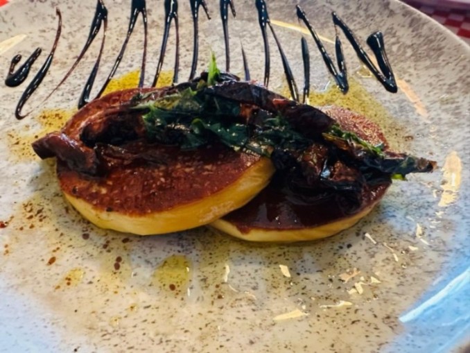 Queso provolone asado