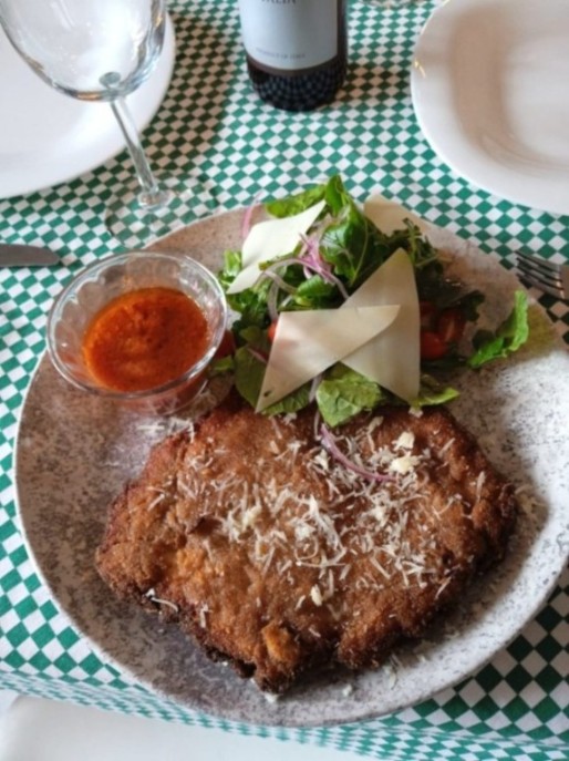 Pechuga a la parmesana