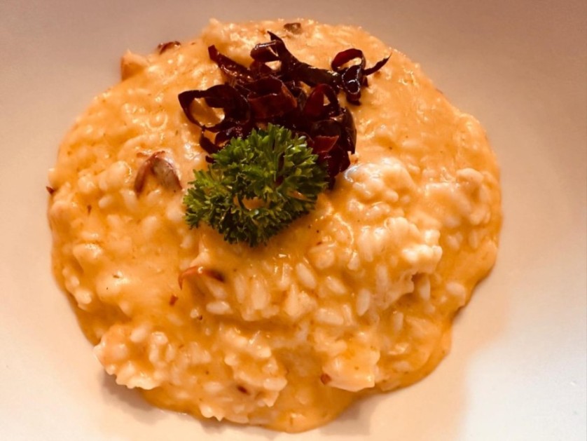 Risotto de camarón
