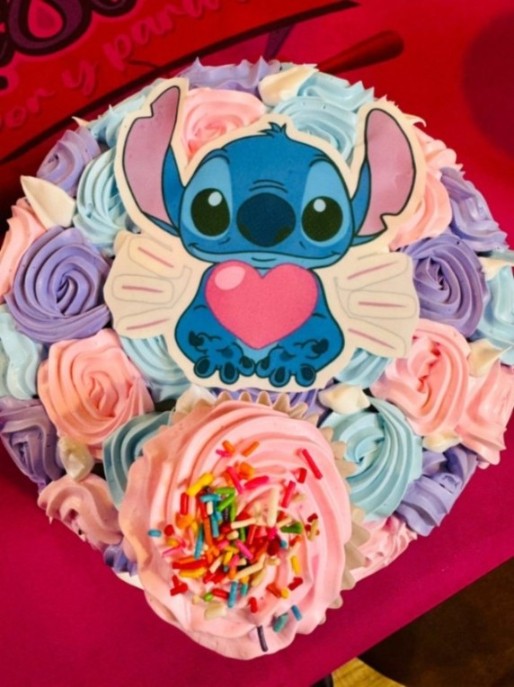Pastel imagen comestible