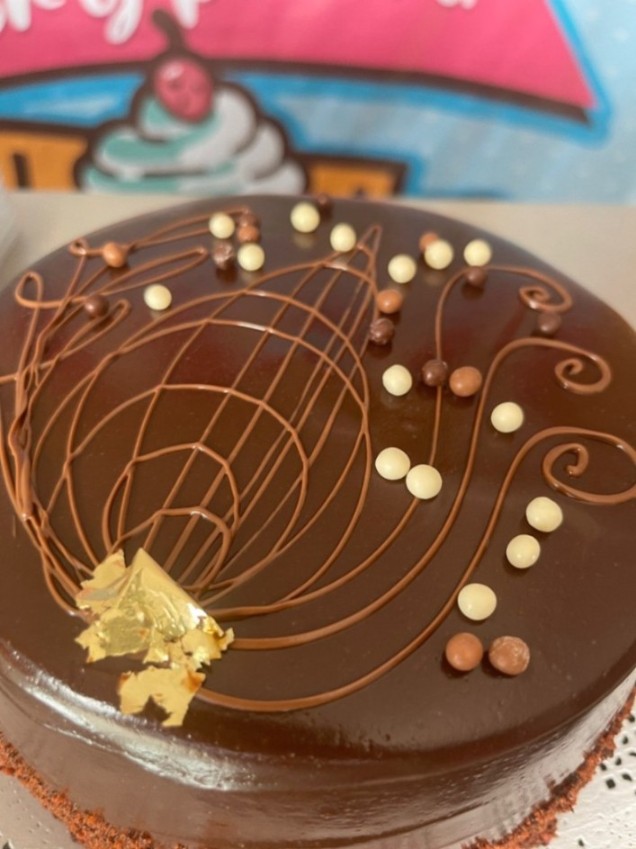 Pastel choco queso