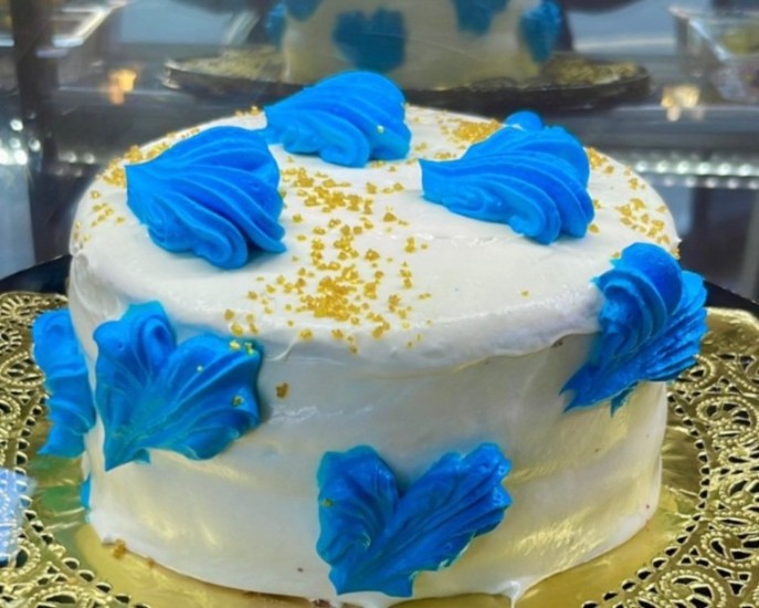 Pastel red velvet relleno de butcreme