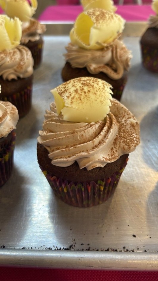 Cupcake tres cholates y canela