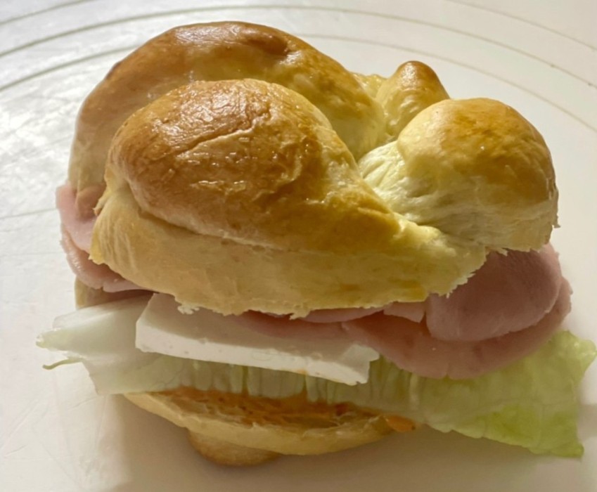 Croisant vegetal para evento.