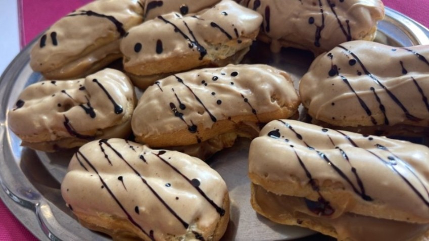 Rellenos de mousse de café