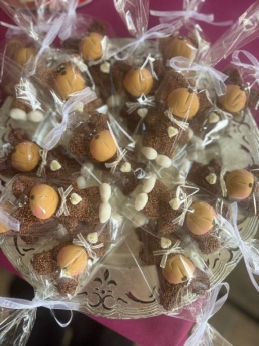 Ositos de chocolate y amaranto para eventos