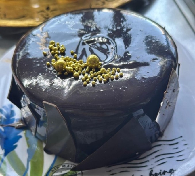 Pastel de chocolate para dos