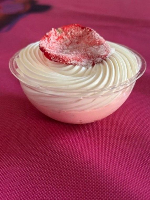 Mousse pétalo de rosas