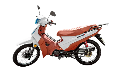 Moto Shineray Phoenix 50 na cor Branca com Marrom