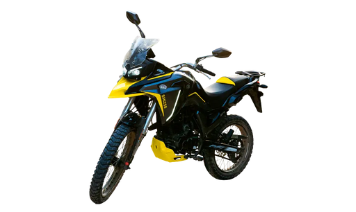 Moto Shineray SHI 250 na cor Preto e Amarelo