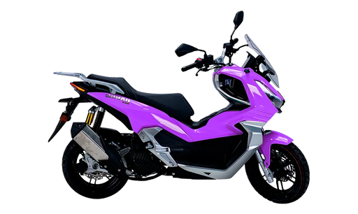 Moto Shineray Urban 150 EFI na cor Roxa