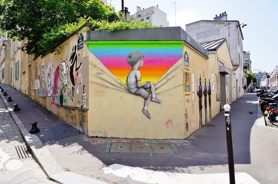 Renowned for its impressive murals, Paris' 13th arrondissement is a must for every street art lover. If you want to see some of the wonderful art, follow the guide and look up!