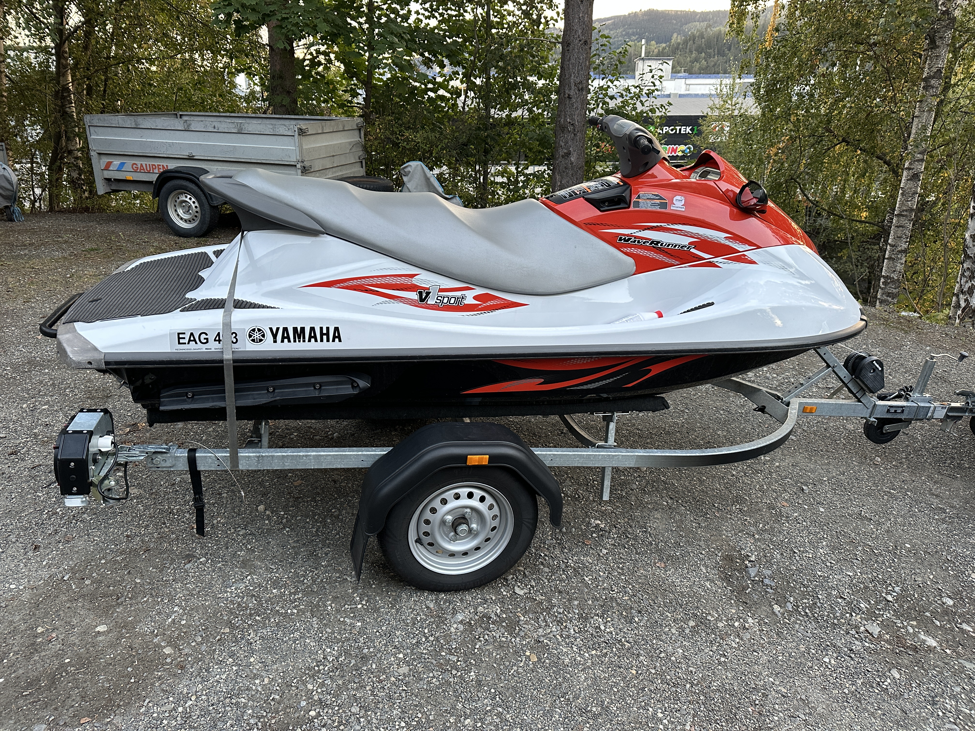 Yamaha V1 Sport vannscooter m/henger, photo 3