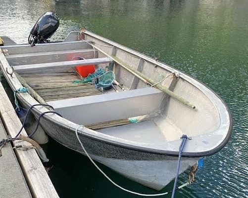 Aluminiumsbåt til fisking