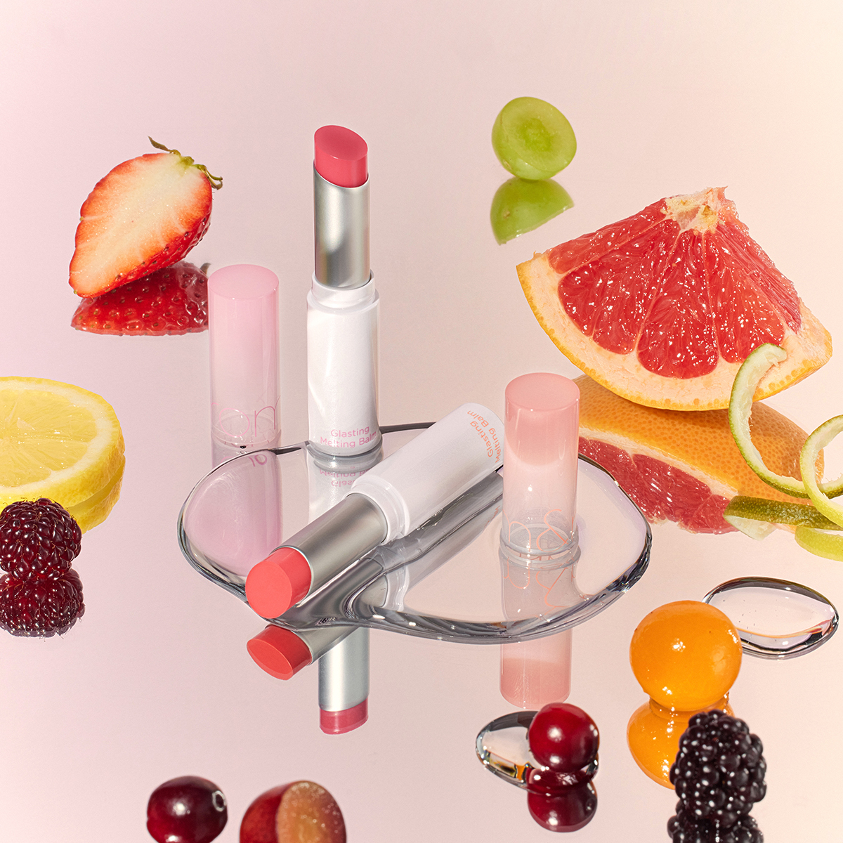 Bảng màu Romand Glasting Melting Balm – NEW BARE 3.5g