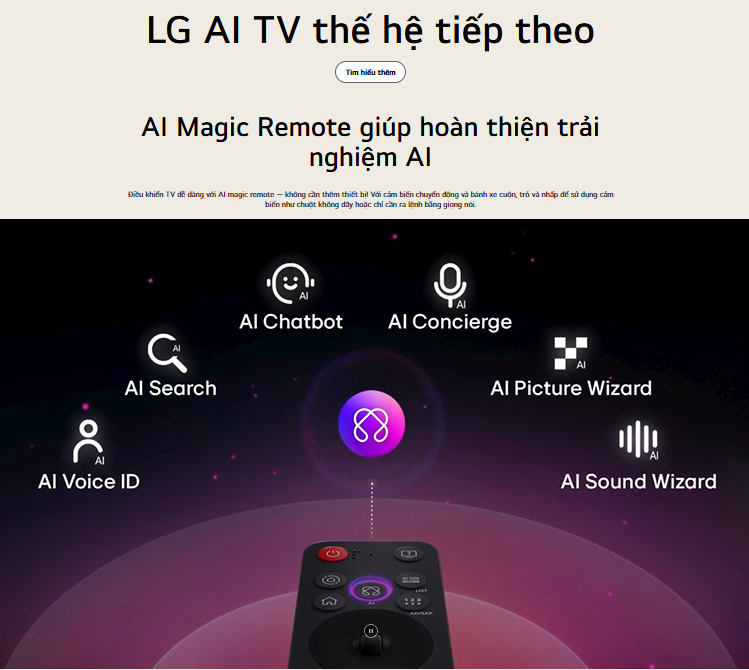 Smart NanoCell Tivi LG AI 4K 50 inch 50NANO80ASA - Model 2025 16