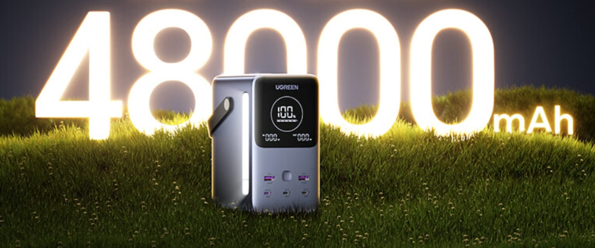 Trạm pin dự phòng Ugreen Nexode Pro PB770 300W dung lượng 48000mah, sạc nhanh PD 3.1 140W, với 3 cổng Type C, màn LED 8 Trạm pin dự phòng Ugreen Nexode Pro PB770 300W dung lượng 48000mah, sạc nhanh PD 3.1 140W, với 3 cổng Type C, màn LED 7