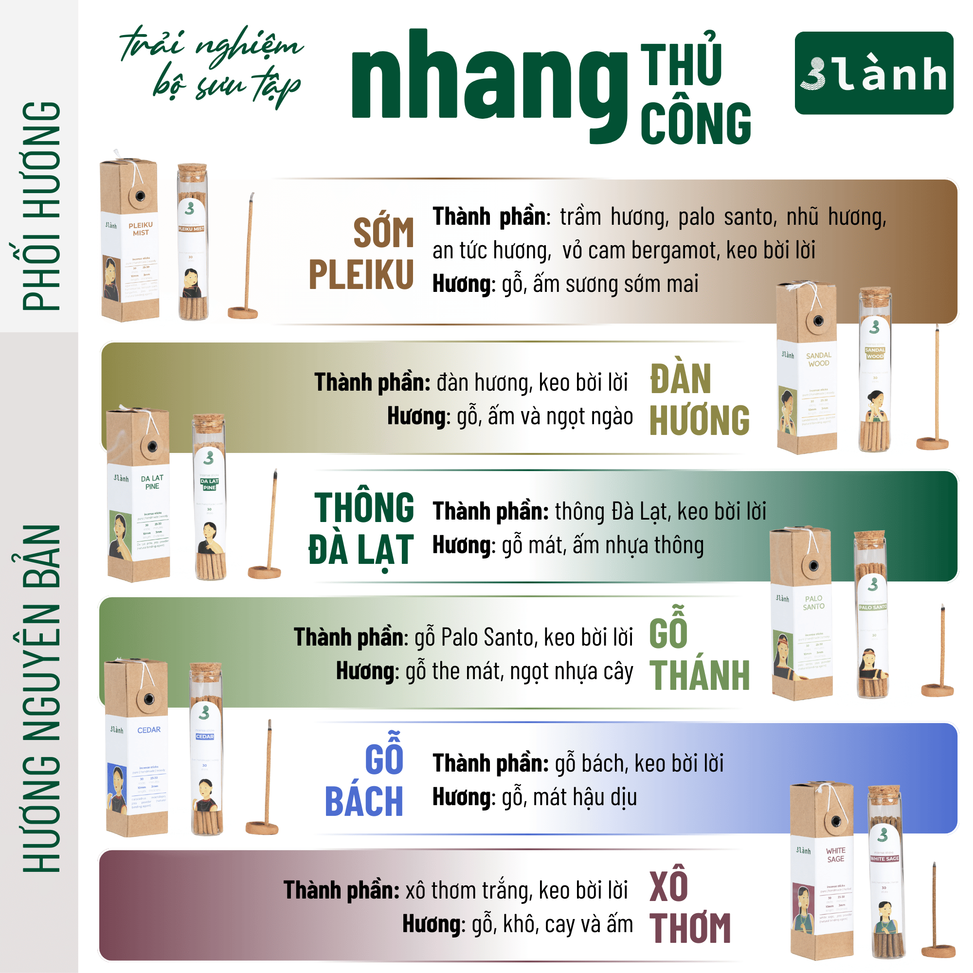 Đế Chăm thủ công và lót chống cháy tặng kèm 3 Lành