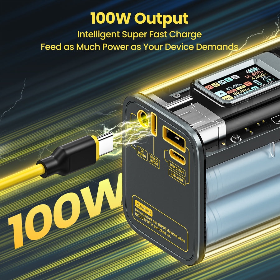 Pin sạc dự phòng trong suốt SHARGE STORM 2 liquid 25600mah hỗ trợ 100w với màn hình LED hiển thị chi tiết 23 Pin sạc dự phòng trong suốt SHARGE STORM 2 liquid 25600mah hỗ trợ 100w với màn hình LED hiển thị chi tiết 22