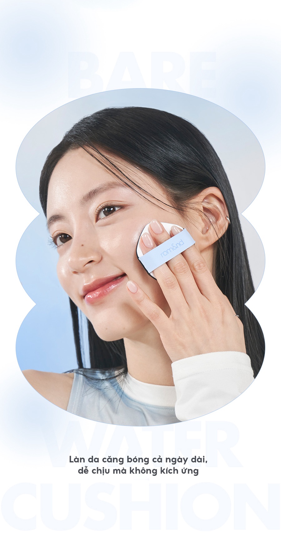 Lớp finish căng bóng tự nhiên, bám lâu, không lo đổ dầu hay bóng dầu