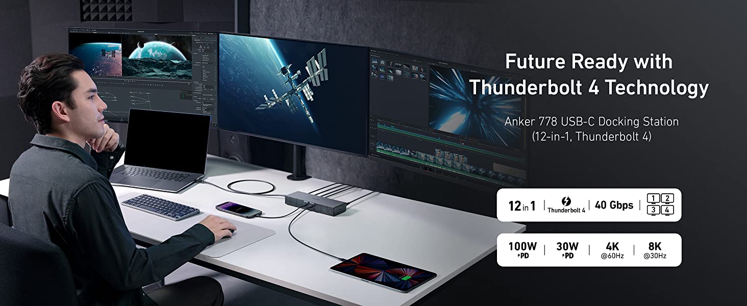 Hub chuyển đổi mở rộng Anker 778 A83A9 Thunderbolt (12 trong 1 Thunderbolt 4) HDMI DP hỗ trợ 8K@30Hz 16 Hub chuyển đổi mở rộng Anker 778 A83A9 Thunderbolt (12 trong 1 Thunderbolt 4) HDMI DP hỗ trợ 8K@30Hz 15