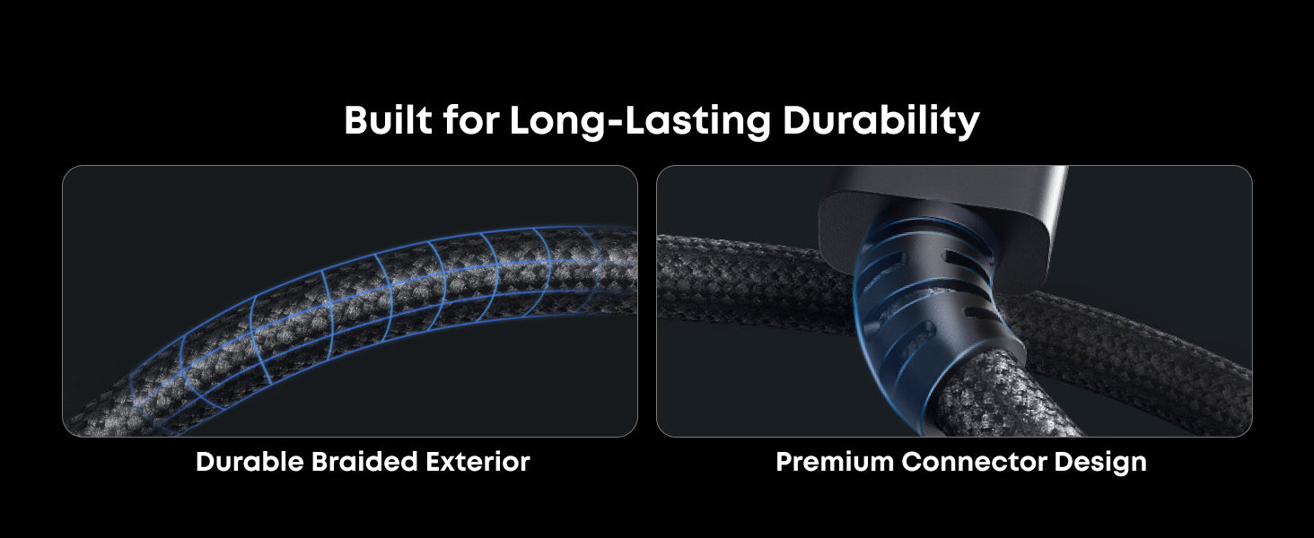 Cáp sạc nhanh Anker Prime Thunderbolt 5 A84N1 bọc dù dài 3.3 ft truyền dữ liệu 80Gbps 240W xuất hình ảnh 8K@60Hz 13 Cáp sạc nhanh Anker Prime Thunderbolt 5 A84N1 bọc dù dài 3.3 ft truyền dữ liệu 80Gbps 240W xuất hình ảnh 8K@60Hz 12